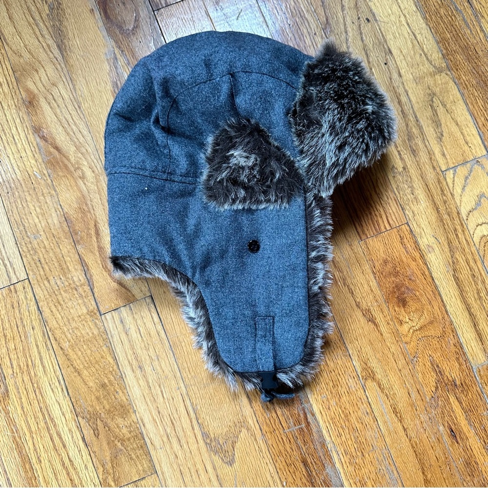Great Hat with Ear Warmers and Snap